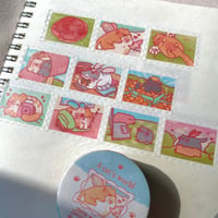 Image 2 of A Cat's World Stamp Washi