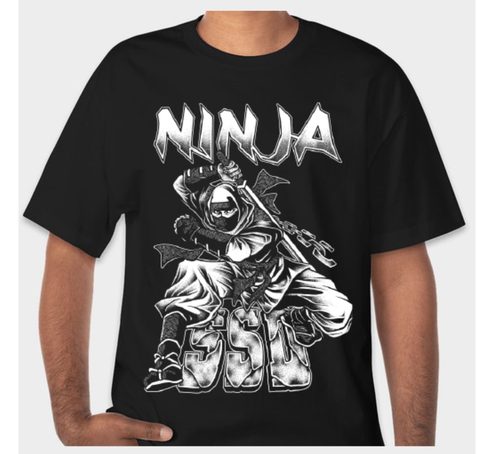 Black SSD 1980’s Ninja Tribute T-Shirt