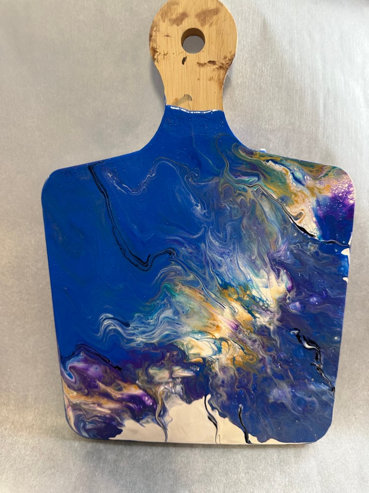Image of 8x8 Ocean Dutch Pour Cutting Board