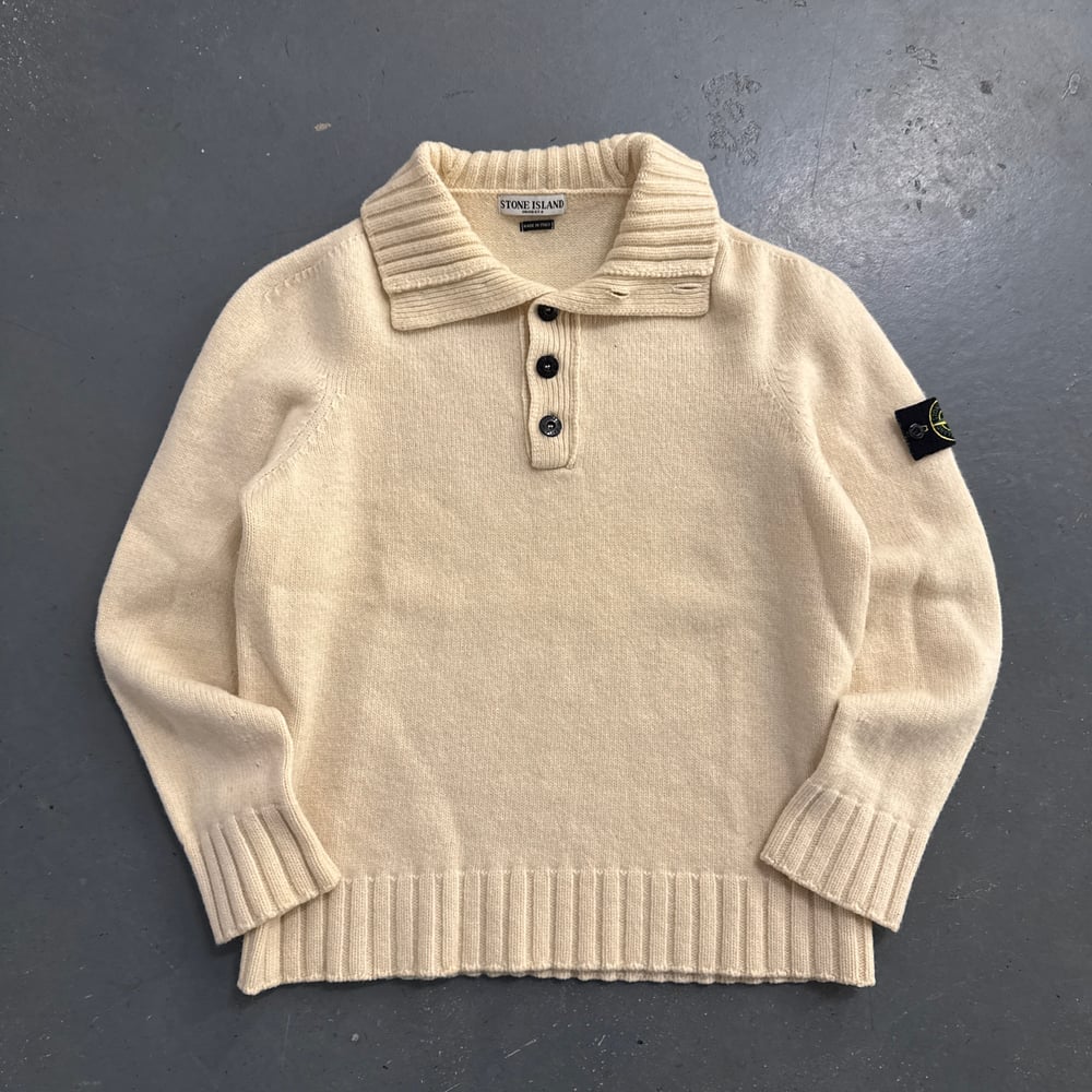 Image of AW 2005 Stone Island knitted sweatshirt, size medium