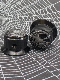 Image 3 of Preserved Web Guitar potentiometer knobs x2 - Set 3