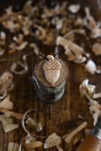 Image 5 of Acorn Pendant Necklace 
