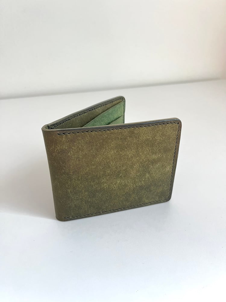 Image of Olive/Emerald Pueblo 8-pocket Slim Bifold 