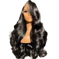 Image 4 of Highlight Brown or Natural Black Wig