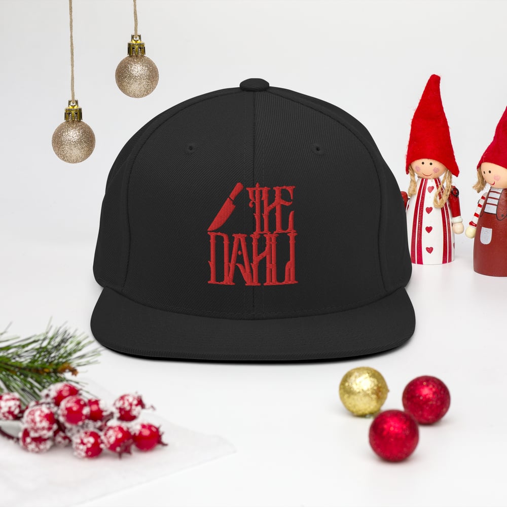 Red Logo Snapback Hat