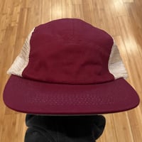 Image 1 of BRIMCO Cotton 5-Panel Hat ‘Burgundy’