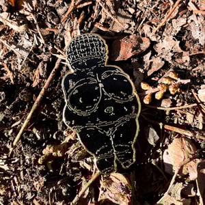Venus of Willendorf Gold Pin