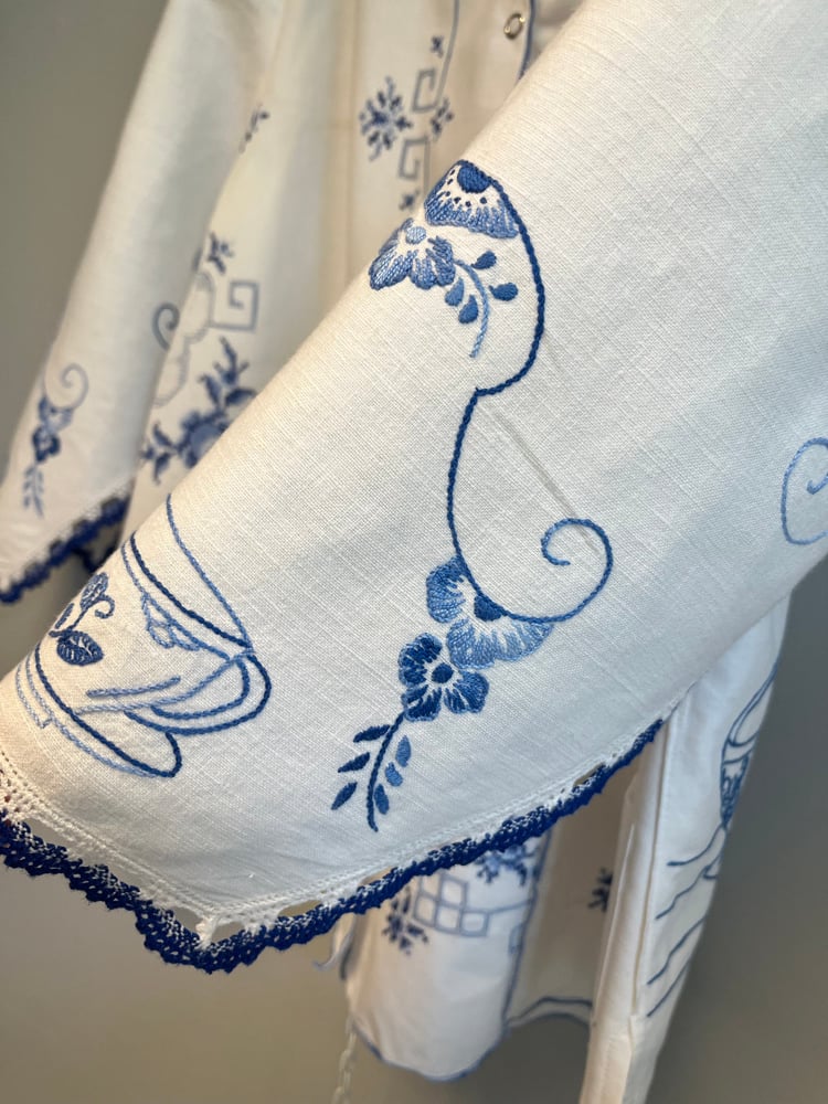 Image of Blue porcelain shirt (m/l)