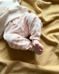 Image 1 of LEGGING TELMA  côtelé rose