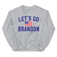 Image 3 of Let's Go Brandon Blue - Unisex Sweatshirt