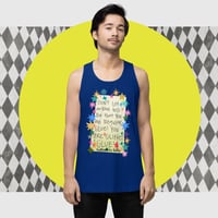 Image 3 of Glitter Glue Men’s premium tank top