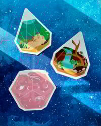 Image 1 of Terrarium CLEAR Stickers