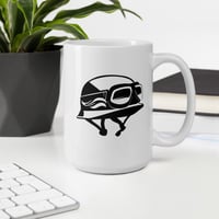 Image 3 of White glossy mug Motorcycle