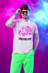 Rhódon M111R2 Bianco Fucsia Nero Unisex T-Shirt