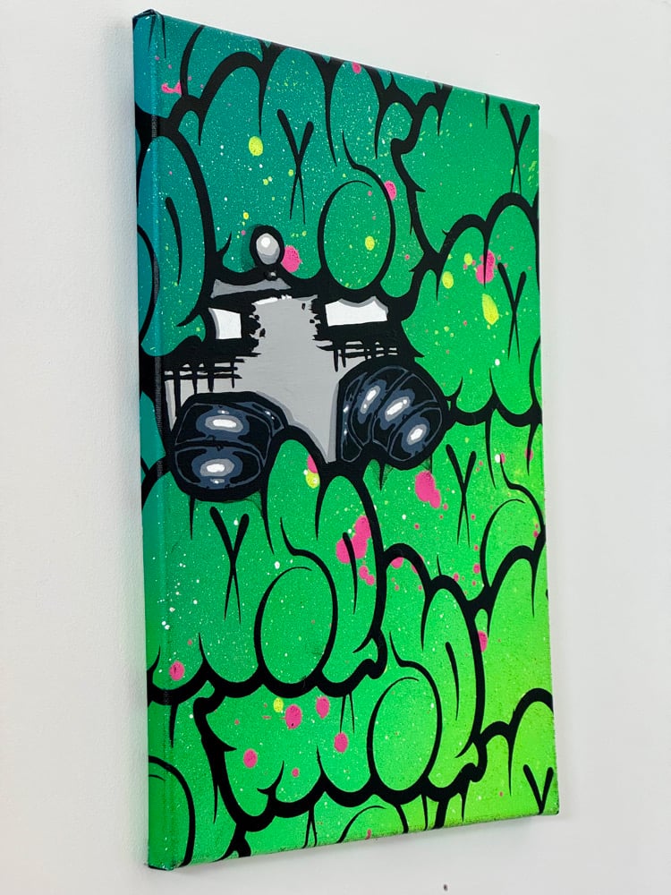 Image of bubble bot canvas