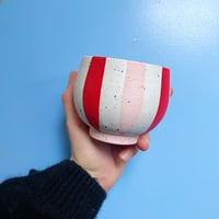 Image 3 of Circus Cup - Medium / Light Pink & Red