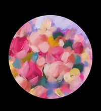Floral sticker