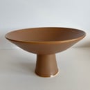 Image 2 of Pedestal Bowl in Toffee colour 