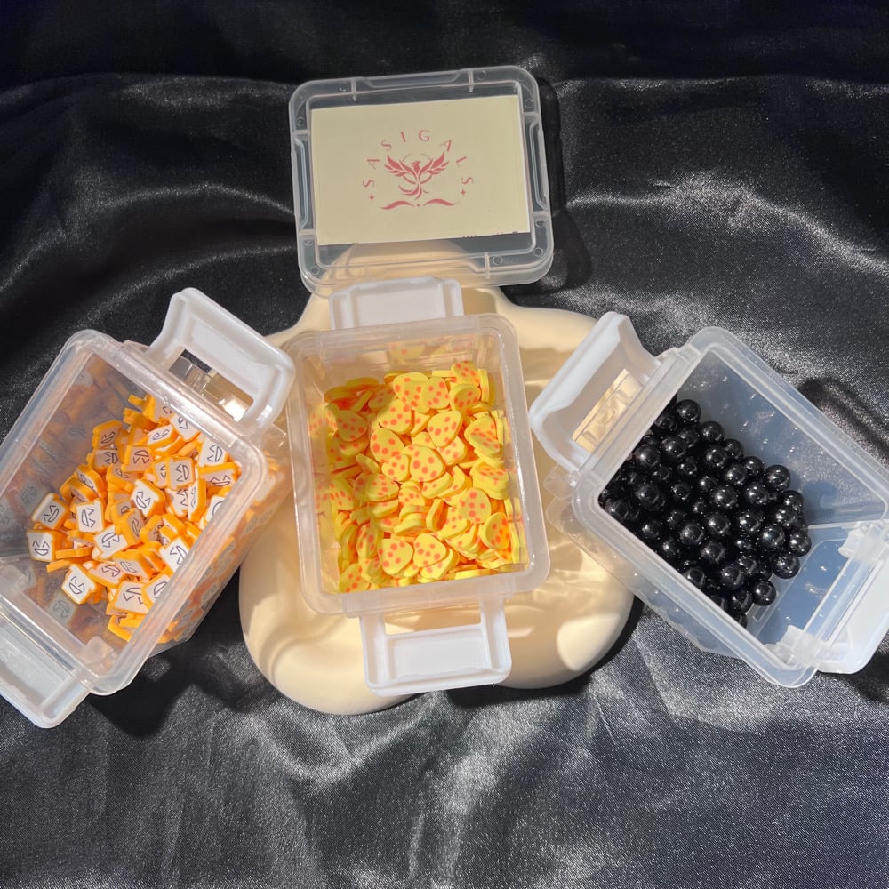 Image of SASIGALS Three-Layer Customized Polymer Clay Confetti Box