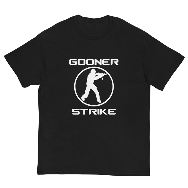 GOONER STRIKE TEE (BLACK)