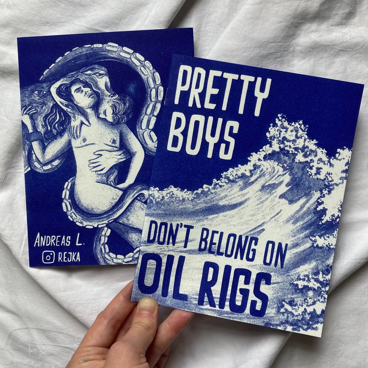Image of Pretty Boys Don't Belong On Oil Rigs Comic