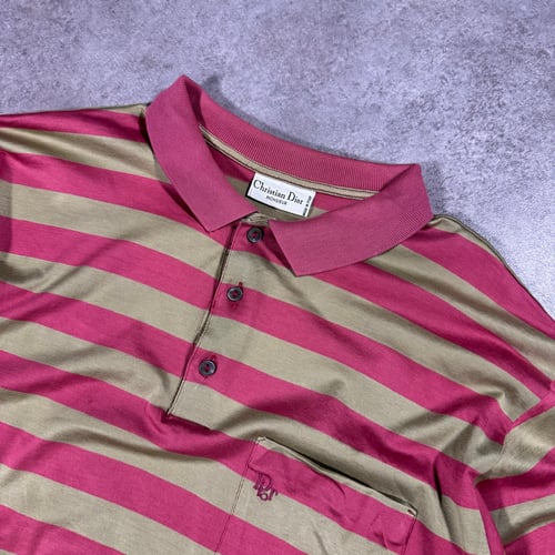 Image of 1980s Christian Dior Polo Shit, Size Large