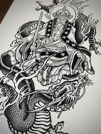 Image 2 of The King and the Dragon - Print