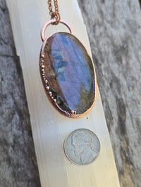 Image 4 of Electroformed Labradorite necklace 01