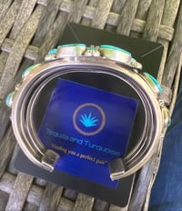 Image 7 of Freddie Maloney Turquoise cluster Cuff 