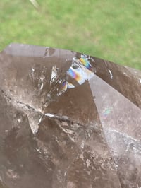 Image 13 of Smoky Quartz With Rainbows On Display Stand Statement Piece #1456