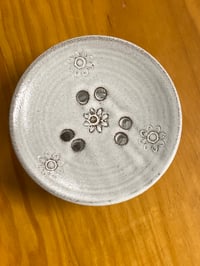 Image 2 of Flower debossed Soap Dish