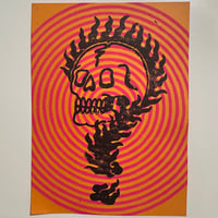Image 7 of The Burning Question Linocut Prints