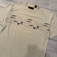 Image 2 of Vintage Trout and Rods Wrap Around Tee - M