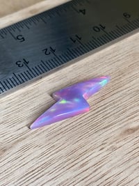 Image 2 of Slim Aurora opal Lightning bolt