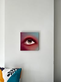 Image 2 of “Pleasant Eye” 12”x12” Canvas Print