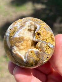 Image 2 of Ocean Jasper Druzy Sphere #2830