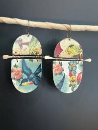 Image 3 of Dual tin earrings