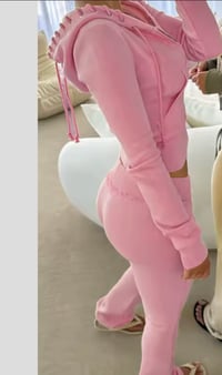 Image 2 of “On Chill” PinkSweatsuit