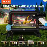 Image 9 of VEVOR | Projector Screen Projection Screen with Blower & Carrying Bag