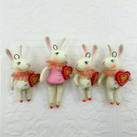 Image 3 of White Valentine Bunny III