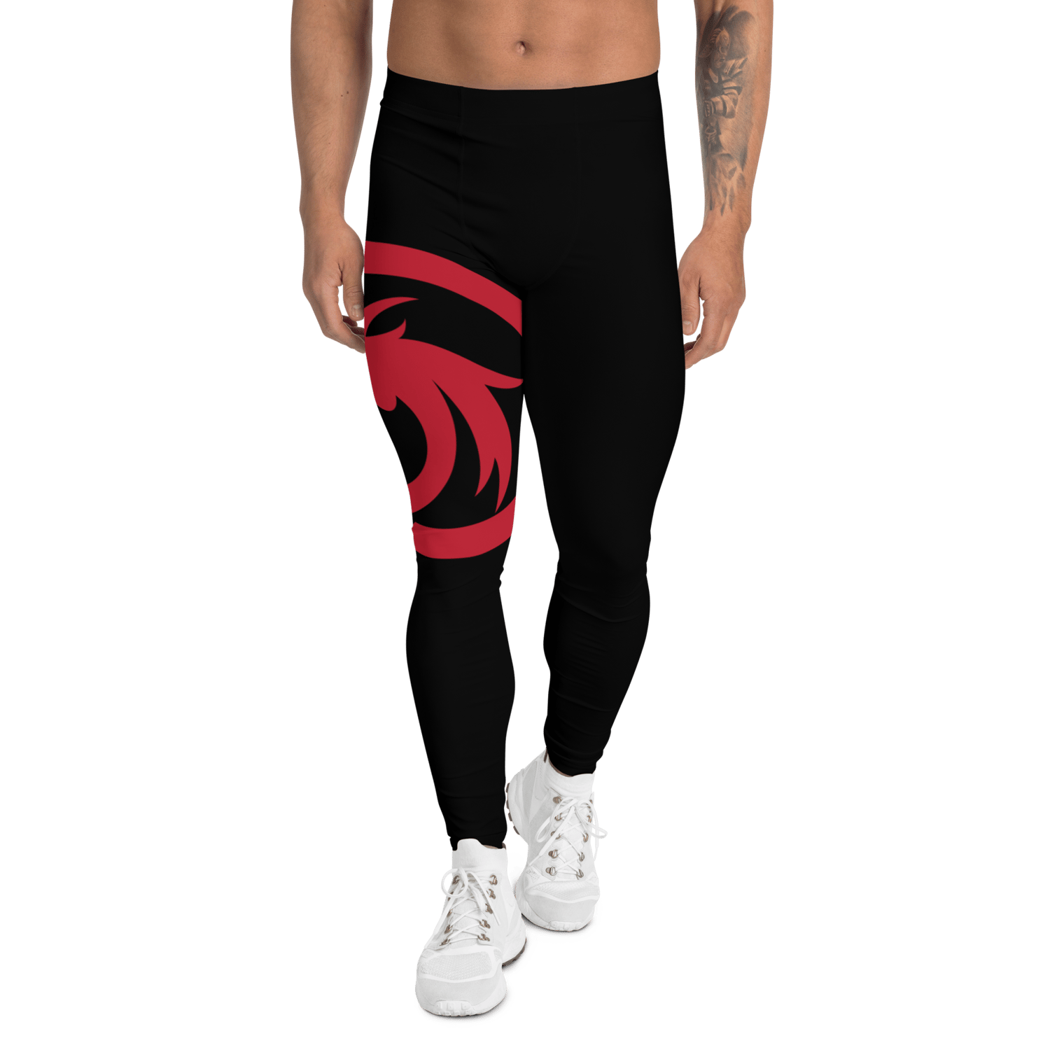 Image of Men's Tribal Dragon  surf Leggings