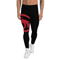 Image 2 of Men's Tribal Dragon  surf Leggings
