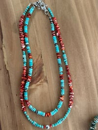 Image 2 of 19” Turquoise & Spiny Oyster