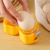 Image 3 of 1pc Egg Shell Cutter Eggbeater Raw Egg Separator Handheld Eggshell Opener Portable 