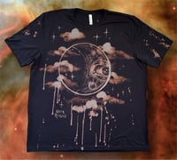 Image 1 of ‘MY MOON PHASE’ BLEACH PAINTED T-SHIRT 3XL