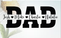 Image 1 of Custom DAD Tshirt