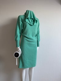 Image 4 of Fiorucci Teal Knit Dress