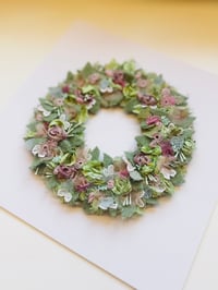 Image 2 of Embroidered Evergreen Wreath
