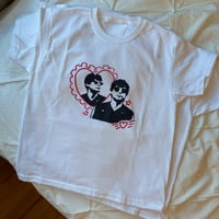 Image 2 of louis heart shirt