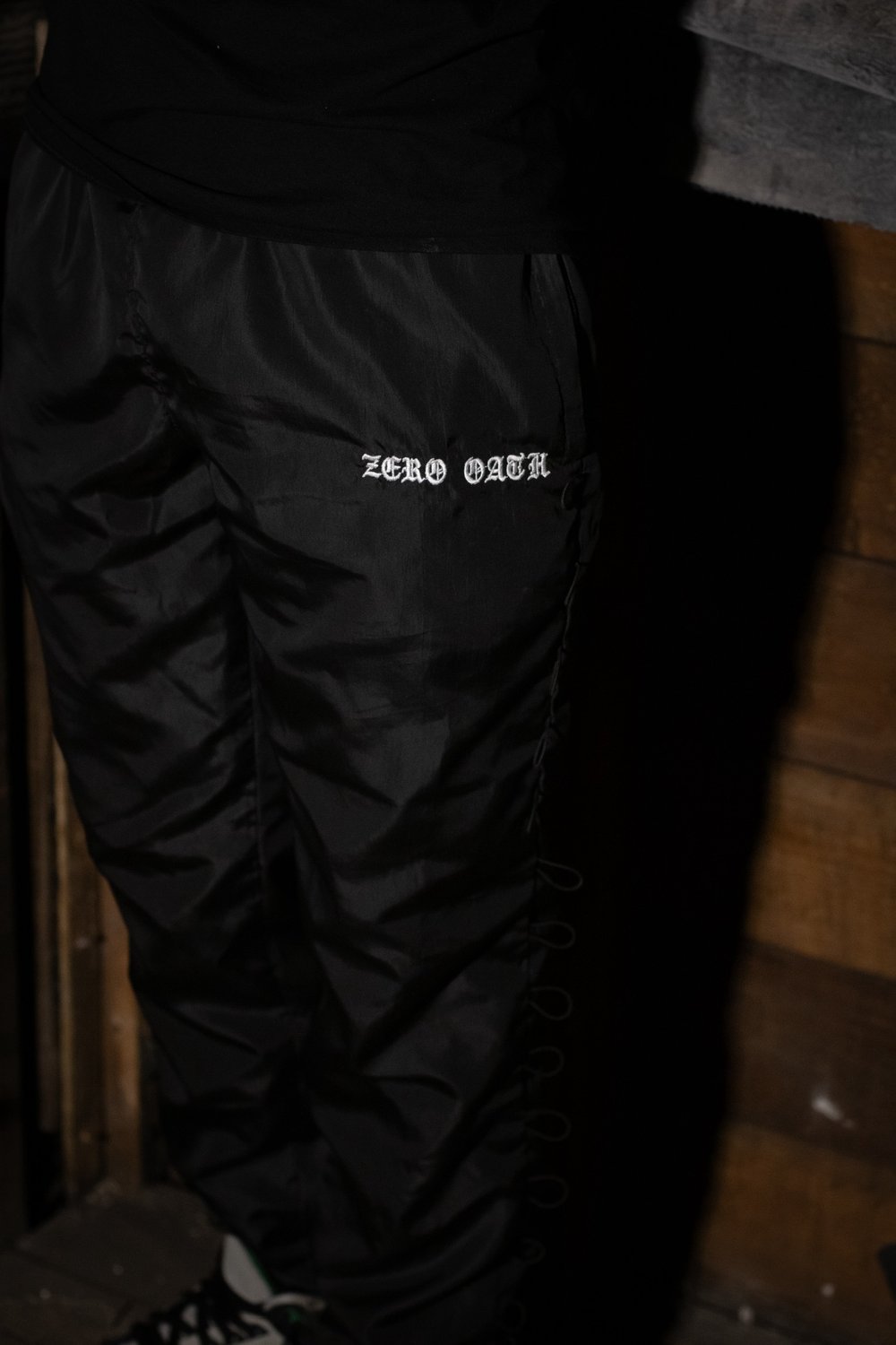 Looped Track Pants (Black)